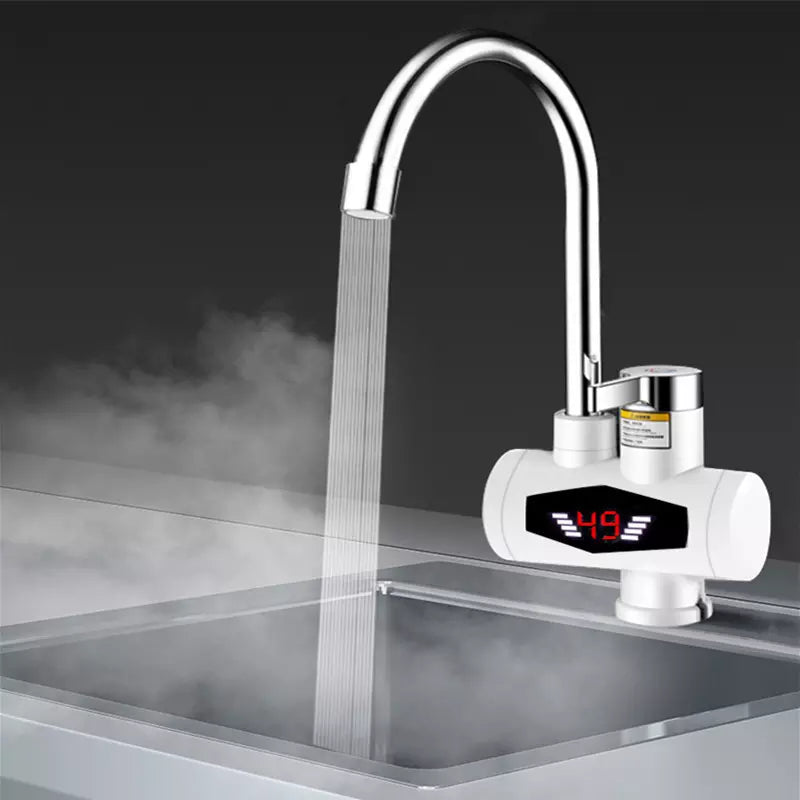 TRIMUX Hot Water Tap Instant Heating Electric Water Heater Faucet, instant electric water heater tap, instant electric geyser, Electric Water Tap, Water Heater, Digital Display with Shower Head for kitchen and bathroom, Water Geezer