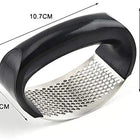 Stainless Steel Garlic Press Crusher Manual Rocking Mincer Kitchen Eco Friendly Food Grade Stainless Steel Ginger Crusher
