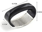 Stainless Steel Garlic Press Crusher Manual Rocking Mincer Kitchen Eco Friendly Food Grade Stainless Steel Ginger Crusher