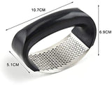 Stainless Steel Garlic Press Crusher Manual Rocking Mincer Kitchen Eco Friendly Food Grade Stainless Steel Ginger Crusher