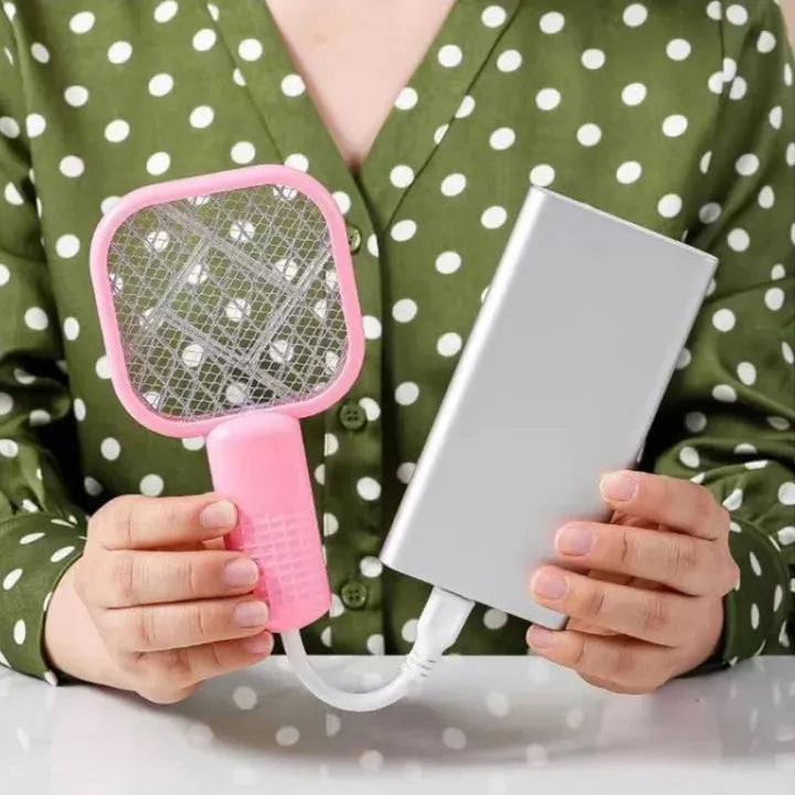 Mini USB Electric Mosquito gadget Swatter UV Light with sharp sparking Fly Bug Zapper Insect Racket easy to used winter Fly Swatters Trap For Home. Office.Outdoor P