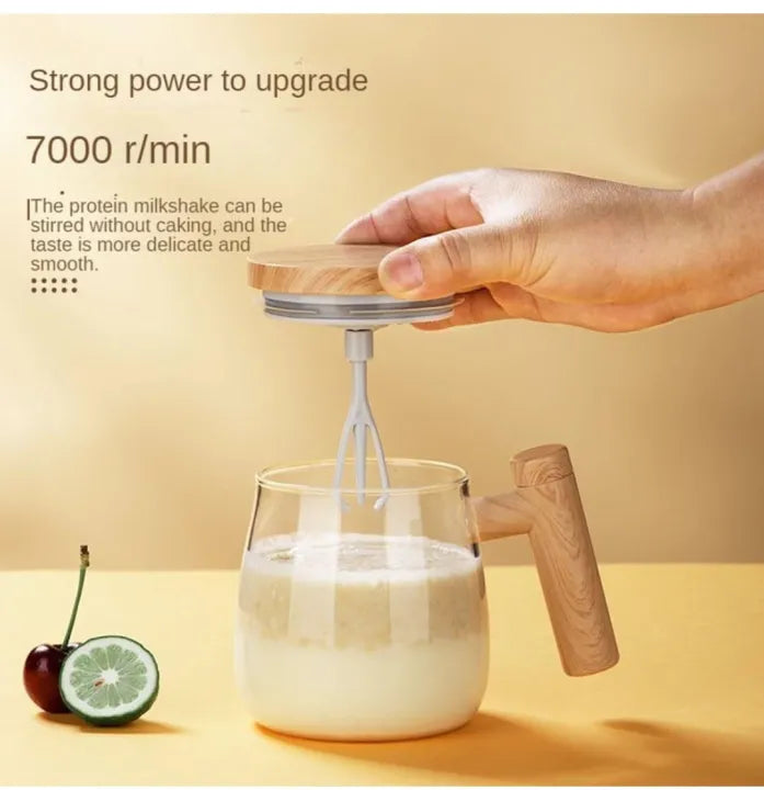 Electric high speed mixing cup , 13.5 oz Electric mixing coffee mug, portable self stirring mug, waterproof design for office/ kitchen/travel/ home/coffee/tea