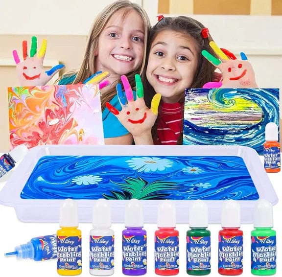 The Master of the Ebru Water Marble Painting 12 colors Secondary image