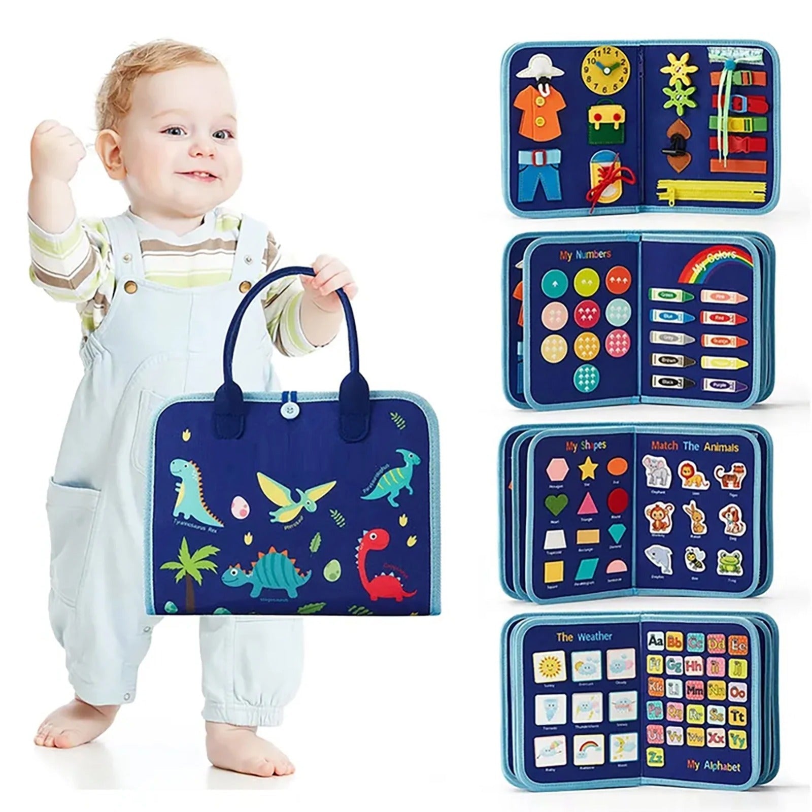 Montessori Toddler Activity Busy Book