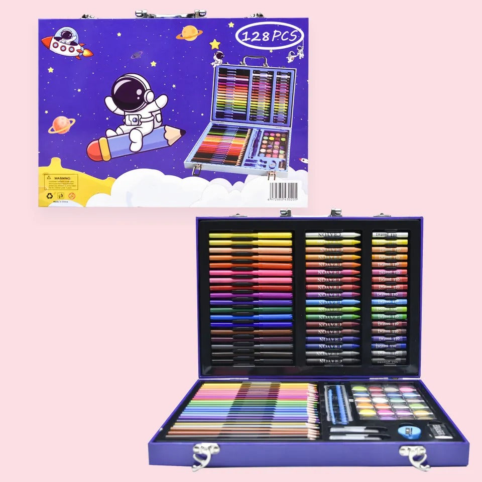 145 PCs Colouring Art Case Trunk