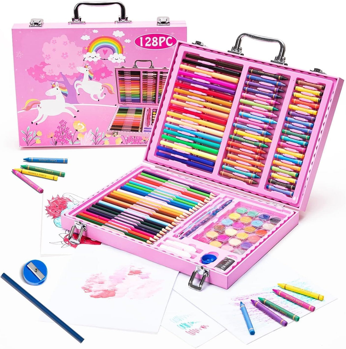 145 PCs Colouring Art Case Trunk