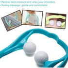 Pressure Point Therapy Massager Comfortable Neck Massager Roller Shoulder Back Pain Ball Deep Tissue Dual Trigger Point Lightweight & Portable