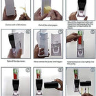 High Quality Set of Toothpaste Dispenser & Brush Holder - Plastic Automatic Toothpaste Dispenser With Tooth Brush Holder For Homes And Bathrooms - Tooth Paste Dispenser with Toothbrush Holder
