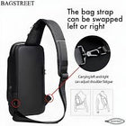 Extra Fine Quality water proof Anti-Theft Chest Bag with Password Lock Sport Sling Men's Shoulder Crossbody with charging port