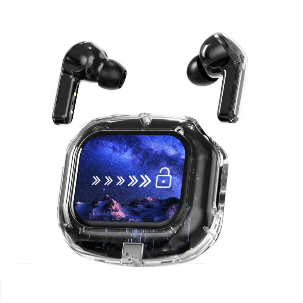 Air Max LCD Display Transparent Earbuds Main image
