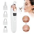 MULTIFUNCTIONAL 5 IN 1 ELECTRIC RECHARGEABLE DERMA SUCTION BLACKHEAD REMOVER DEVICE FACE PORES CLEANSING VACUUM MACHINE DERMA ACNE OIL REMOVING SUCTION DEVICE