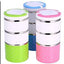 3 Layer Lunch Box Stainless Steel Tiffin Hot Box For office school