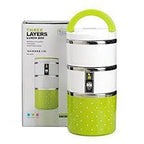 3 Layer Lunch Box Stainless Steel Tiffin Hot Box For office school
