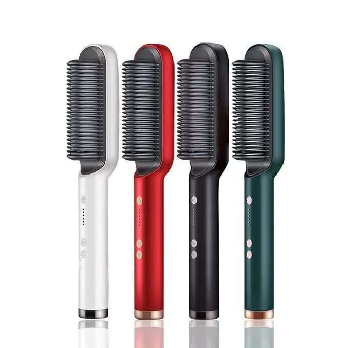 Electric Professional Hair Straightening Brush For Girls