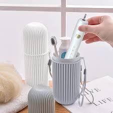 Portable Toothbrush Kit Case Toothpaste Cup Holder Protect Storage Box Travel Organizer Storage Cover Travel Toothbrush holder case Secondary image