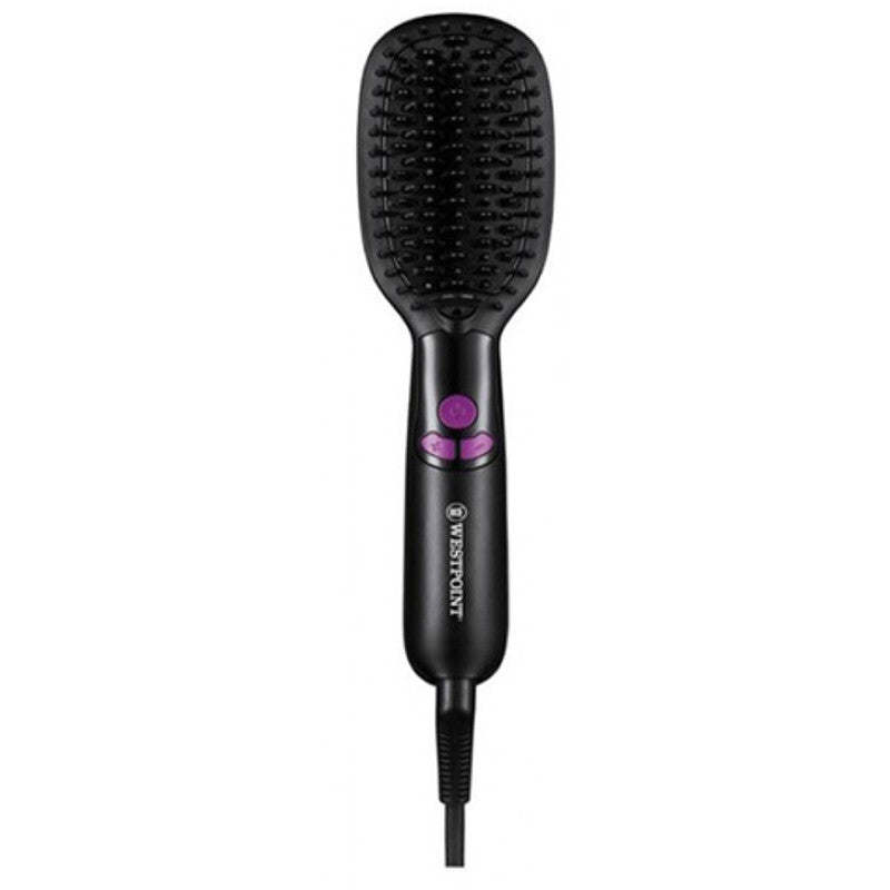 Westpoint WF-6810 Deluxe Hair Straightening Brush With Official Warranty