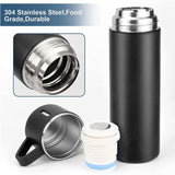 Stainless Steel Vacuum Flask & Extra Cups Set (500ml)