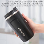 Digital Display Stainless Steel Coffee Mug  ( Hot & Cold )