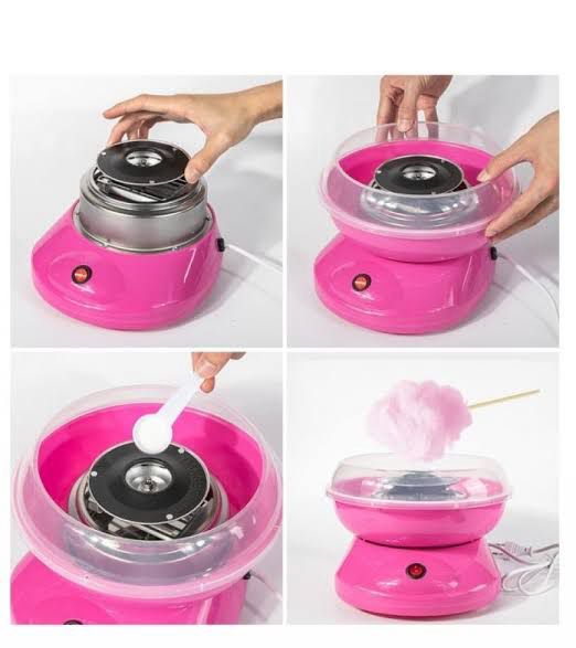 Mini Electric Candy floss Machine DIY Sweet Sugar Cotton Candy Maker Floss Maker Machine Secondary image