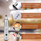 Wireless Milk Frothers Electric Handheld Blender With USB Electrical Mini Coffee Maker Whisk Mixer For Coffee Cappuccino Cream