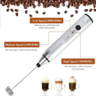 Wireless Milk Frothers Electric Handheld Blender With USB Electrical Mini Coffee Maker Whisk Mixer For Coffee Cappuccino Cream