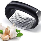 Stainless Steel Garlic Press Crusher Manual Rocking Mincer Kitchen Eco Friendly Food Grade Stainless Steel Ginger Crusher