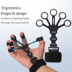 Hand Finger Gripper - Guitar Finger Gripper - Exerciser 6 Resistant Level Gripper - Finger Exerciser for Guitar Players - Arms Hand Trainer for home