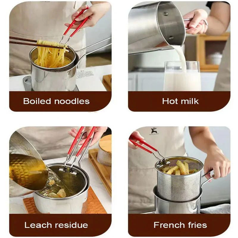 Stainless Steel Deep Fryer Frying Pot Secondary image