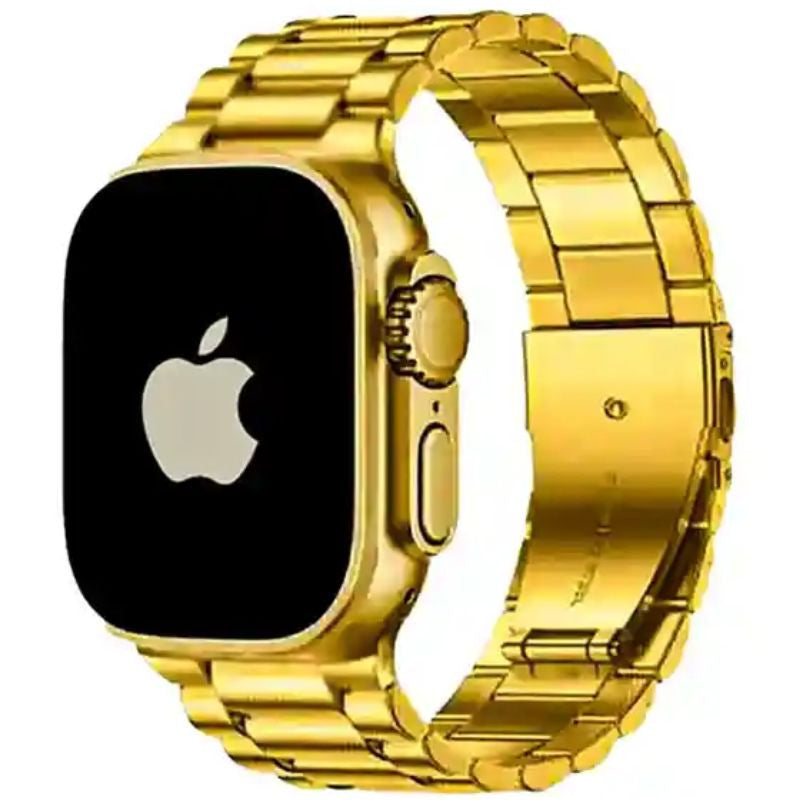 Apple Logo Gold Series Ultra Smart Watch 46mm Main image