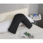 V Shaped Pillow Case Cushion Cover Only Cover No Insert 4 pcs