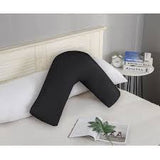 V Shaped Pillow Case Cushion Cover Only Cover No Insert 4 pcs
