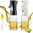 2 IN 1 oil spray bottle and dispenser Multifunction Glass Oil Bottle For Cooking BBQ Oil Dispensers Olive Oil Sprayer Mister Kitchen Gadgets