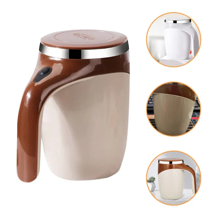 Electric coffee cup mixing cups not milk self stirring travel mug auto magnetic mug coffee travel mug travel coffee cups Self Mixing Mug to rotate abs automatic afternoon tea Main image