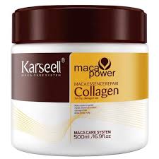 Karseell Collagen Hair Treatment Deep Repair Conditioning Argan Oil Collagen Hair Mask Essence for Dry Damaged Hair All Hair Types 16.90 oz 500ml Secondary image
