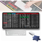 Shortcut Keys Mouse Pad Size (30*80)