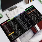 Shortcut Keys Mouse Pad Size (30*80)