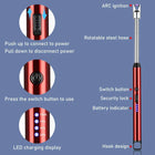 Rechargeable Elecrtric Kitchen Lighter - Stove Long Neck Arc 360° Flexible Lighter - Upgraded USB Electric Lighter not needed Gas - Orignal Best Quality Flameless Lighter for Stove / Candles / Grill / BBQ / Camping (Multicolour)