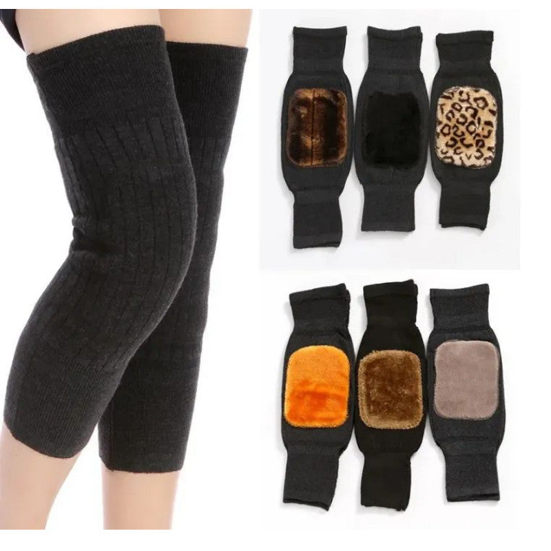 2 Pcs Cashmere Wool Warm Kneecap, Knee Protector For Men, Women & Short Leg Warmer Main image