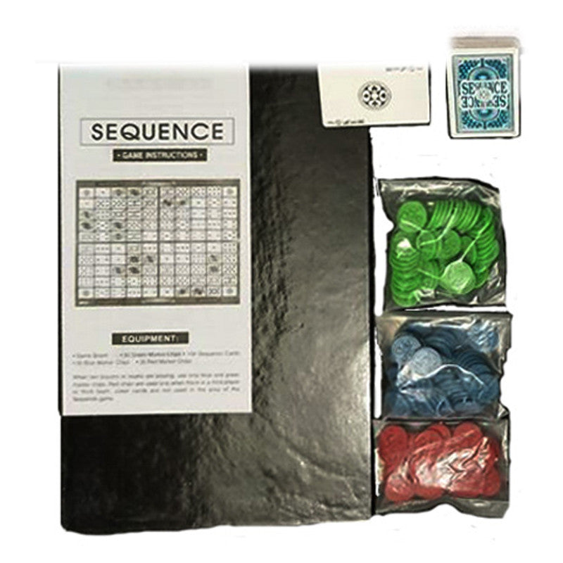 Sequence Deluxe Edition Board Game for Kids - Game of Strategy - Multi Color Secondary image