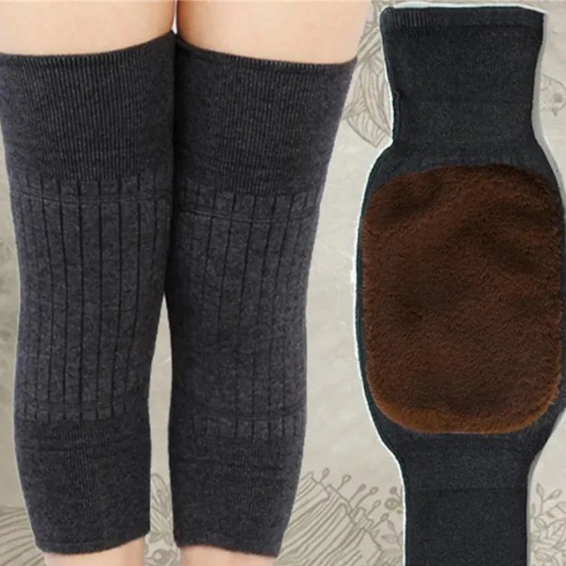 2 Pcs Cashmere Wool Warm Kneecap, Knee Protector For Men, Women & Short Leg Warmer Secondary image