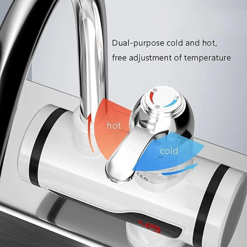 Instant Water Electric Geyser Tap with Temp Control and Display Secondary image