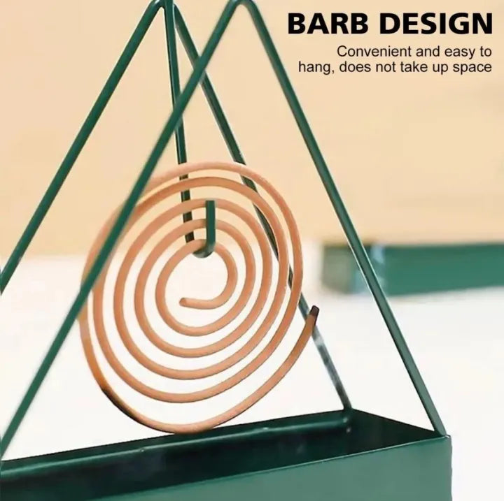 Iron Mosquito Coil Holder Incense Holders Coil Incense Burner Frame Modern Repellent Incense Rack for Household Bedroom Patio Main image