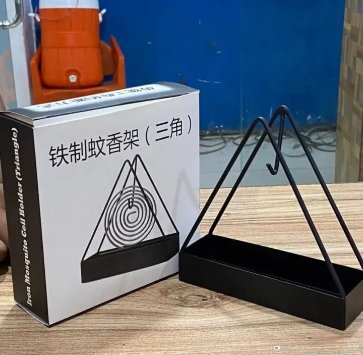 Iron Mosquito Coil Holder Incense Holders Coil Incense Burner Frame Modern Repellent Incense Rack for Household Bedroom Patio
