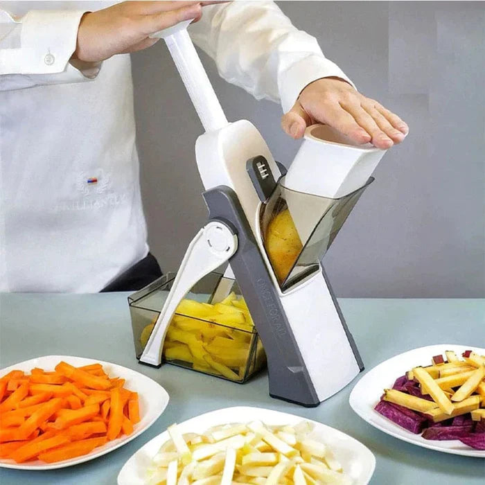 5 in-1 Multifunctional Manual Mandolin Vegetable Slicer Cutter Food & Chopper Main image