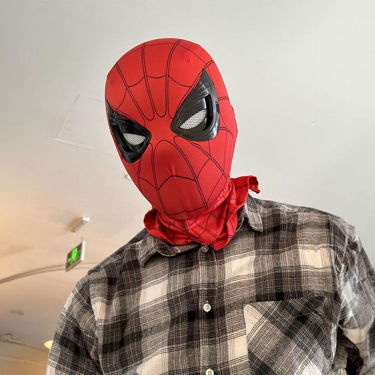Rechargeable Spider-Man Mask