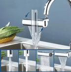 New 4 Modes Waterfall Kitchen Faucet Universal 720° Swivel Spout Sprayer Bathroom Basin Water Tap Extender Rainfall Sink Mixer