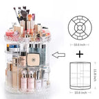 360 Rotating Diamond Cut Cosmetic Organizer-Big Size