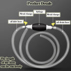 Multifunction Liquid Sucker Pump,Portable Siphon Pump Manual Hand Fuel Transfer Pump for Gasoline Gas Oil Fuel Petrol Diesel Fluid Water Fish Tank.