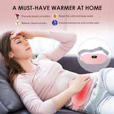 Portable Menstrual Heating Pad Warm Palace Waist Belt Period Cramp Massager Menstrual Heating Pad Dysmenorrhea Relieving Belt Main image