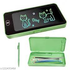 Geometry Pencil Box with Multi color Kids Writing Table Secondary image
